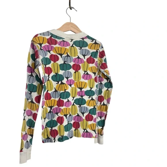 Hanna Andersson Kids Festive Fall Print Pajama Set - Unisex - Size 8 - Picture 4 of 8